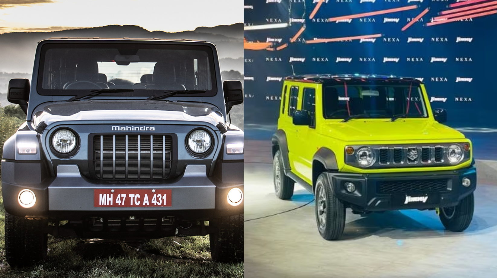 mahindra thar and maruti zimny comparsion which is better 